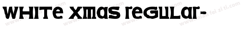 White Xmas Regular字体转换
